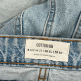 Cotton On Carpenter Pants - 28W US 4 Light Wash Cotton