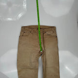 Dickies Carpenter Trousers - 32W 30L Brown Cotton