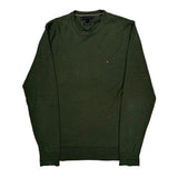 Tommy Hilfiger Sweater - XL Green Wool