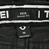 Age 10 True Religion Slim Jeans - Medium Black Cotton