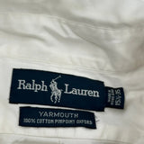 Yarmouth Ralph Lauren Shirt - Medium White Cotton