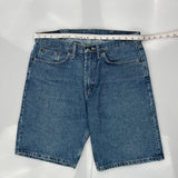 Wrangler Denim Shorts - 34W 11L Blue Denim