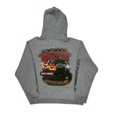 Appleton, Wi Harley Davidson Graphic Hoodie - Large Gray Cotton Blend