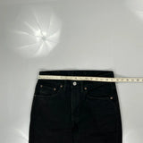 Levis Jeans - 30W 27L Black Cotton