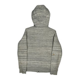 Carhartt Striped Hoodie - XS Grey Cotton Blend