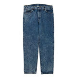 Orange Tab Levis Jeans - 35W 30L Blue Denim