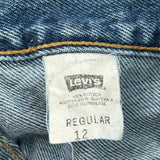 Levis Denim Shorts - 29W UK 10 Blue Cotton