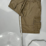 Levis Cargo Shorts - 32W 11L Khaki Cotton
