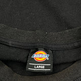 Dickies T-Shirt - Large Black Cotton