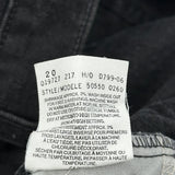 Made In Canada Levis 550 Jeans - 34W 30L Black Cotton