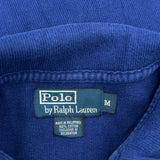 Polo By Ralph Lauren 1/4 Zip - Medium Blue Cotton