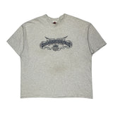 Motorcycles Harley Davidson Graphic T-Shirt - 3XL Gray Cotton