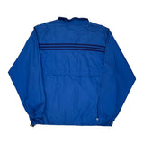 Vintage Three Stripes Adidas Windbreaker - Large Blue Polyester
