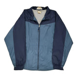Vintage Reebok Windbreaker - Large Blue Polyester