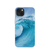 Powder Blue Big Wave iPhone 13 Case