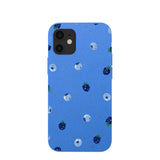 Electric Blue Black and Blue iPhone 12 Mini Case