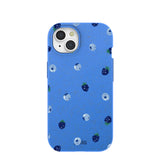Electric Blue Black and Blue iPhone 15 Case