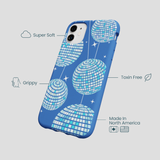 Electric Blue Blue Groove iPhone 11 Case