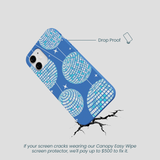 Electric Blue Blue Groove iPhone 12 Mini Case