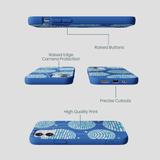 Electric Blue Blue Groove iPhone 12 Mini Case