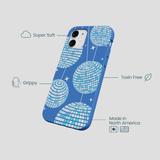 Electric Blue Blue Groove iPhone 12 Mini Case