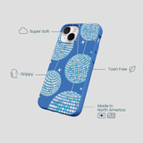 Electric Blue Blue Groove iPhone 13 Mini Case