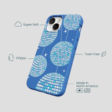 Electric Blue Blue Groove iPhone 13 Case