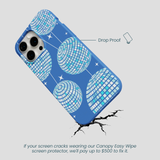 Electric Blue Blue Groove iPhone 14 Pro Max Case