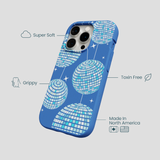 Electric Blue Blue Groove iPhone 14 Pro Case