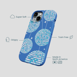 Electric Blue Blue Groove iPhone 14 Case