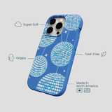 Electric Blue Blue Groove iPhone 15 Pro Case