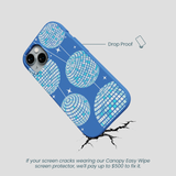 Electric Blue Blue Groove iPhone 15 Case