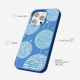 Electric Blue Blue Groove iPhone 16 Pro Max Case