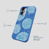 Electric Blue Blue Groove iPhone 16 Case