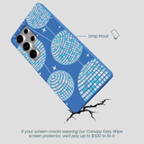 Electric Blue Blue Groove Samsung Galaxy S25 Ultra Case