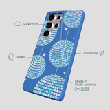 Electric Blue Blue Groove Samsung Galaxy S25 Ultra Case