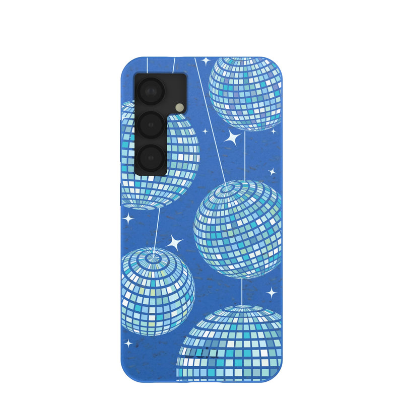 Electric Blue Blue Groove Samsung Galaxy S25 Case