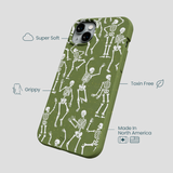 Forest Floor Boogie Bones iPhone 15 Plus Case