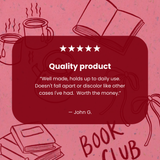 Bubblegum Pink Book Club iPhone 17 Case