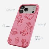 Bubblegum Pink Book Club iPhone 17 Pro Max Case