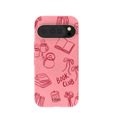 Bubblegum Pink Book Club Google Pixel 10/10 Pro Case