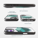 Clear Boreal iPhone 17 Case With Noir Ridge (MagSafe included)