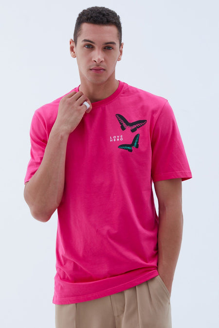 Butterfly T-shirt in Pink