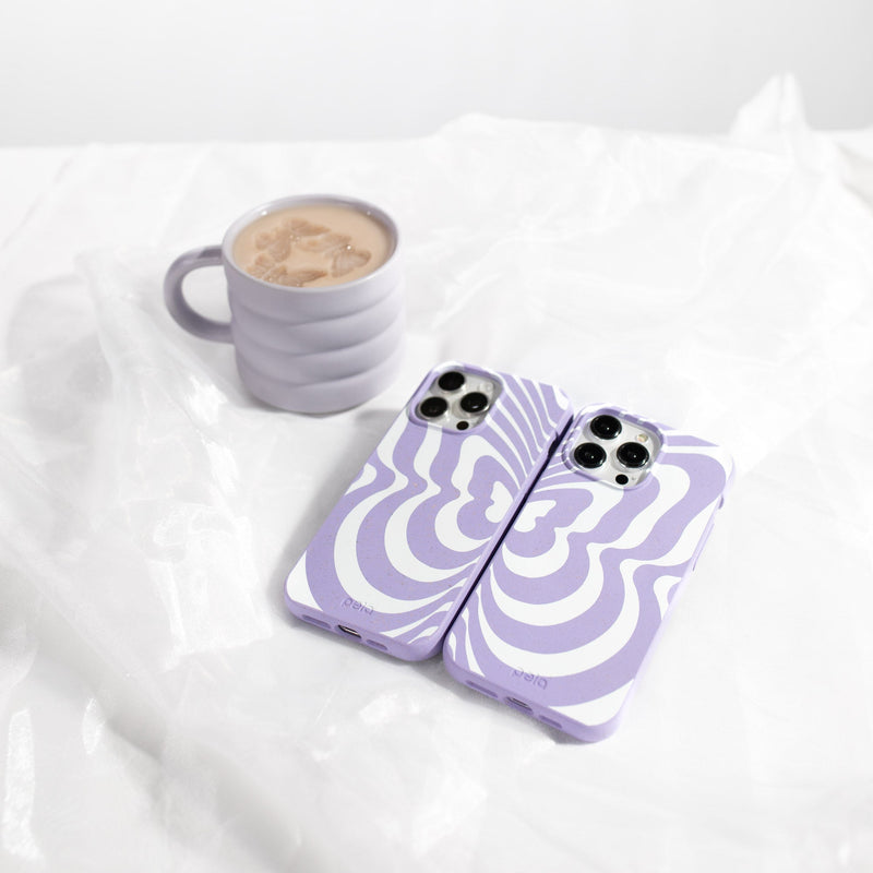 Lavender Flutter Right Google Pixel 6a Case