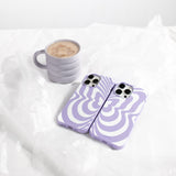 Lavender Flutter Left Samsung Galaxy S22 Case