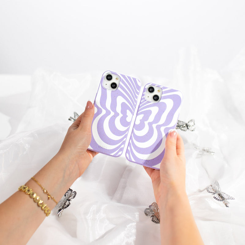 Lavender Flutter Right Google Pixel 8 Case
