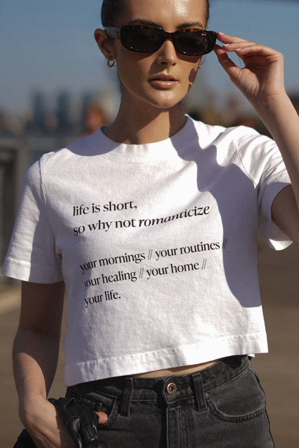 Romanticize Your Life Baby Tee