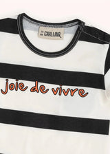 Organic cotton baby body - Stripes