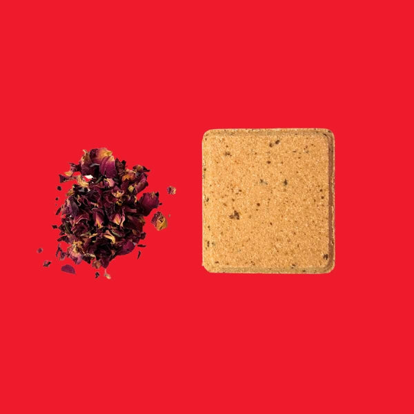 Romance Bath Bomb with Patchouli and Rose Petals