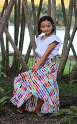 Secret Sway Flared Maxi Skirt - Red